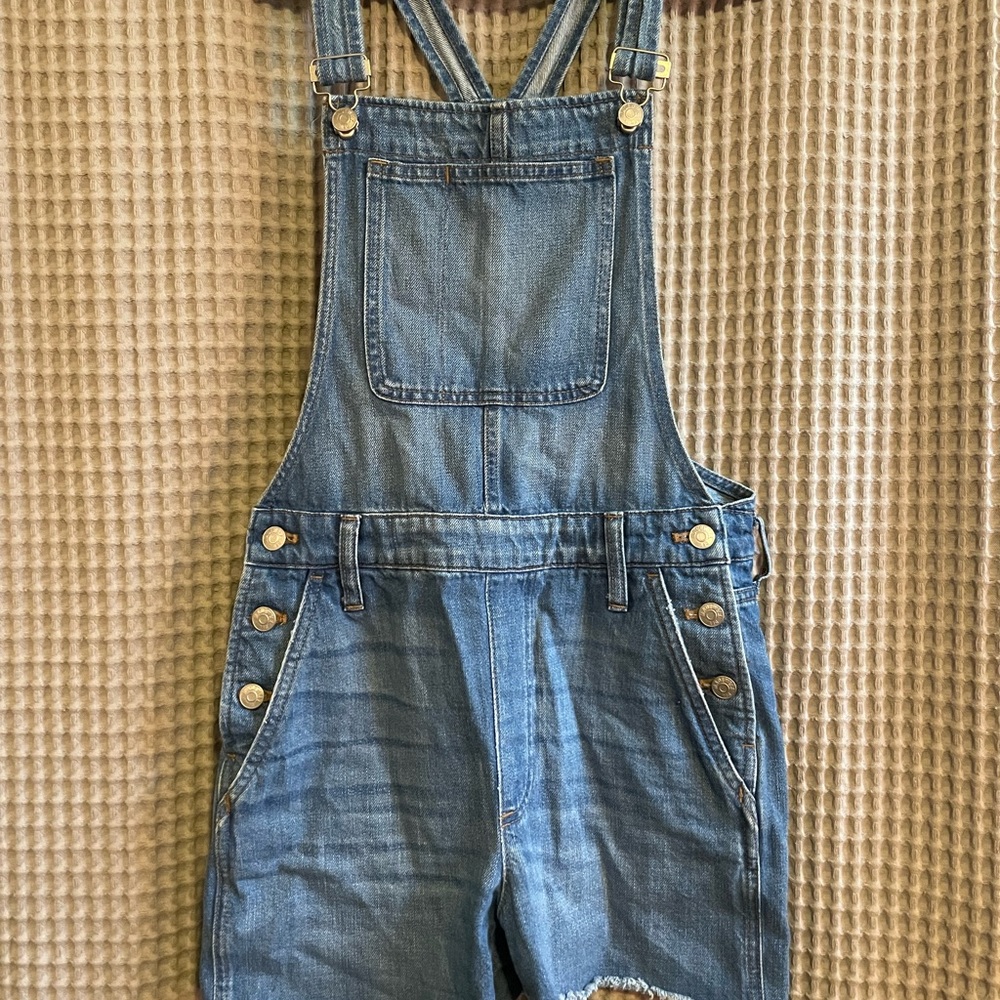 Madewell short overalls